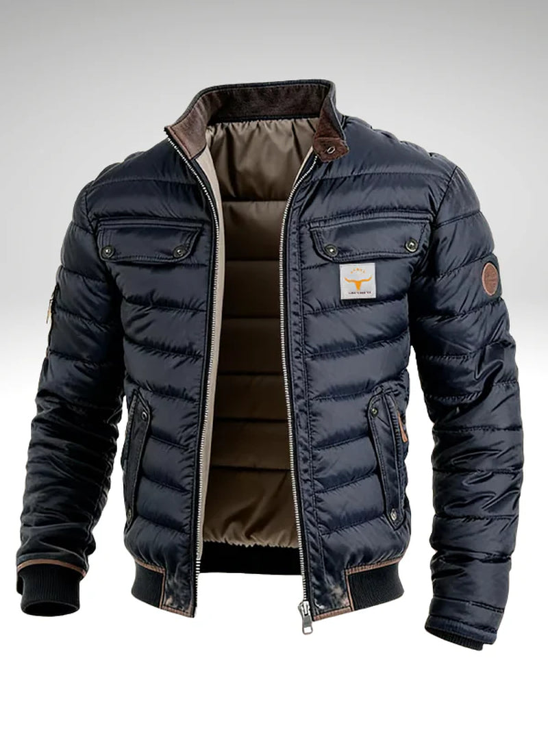 Saimir – Hochwertige Wattierte Jacke Mit Reißverschluss
