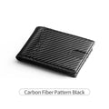 Carbon Fiber Minimalist Ultra-Thin Trifold Wallet RFID Men'S Wallet with ID Window and 13 Card Slots Coin Purse Card Holder