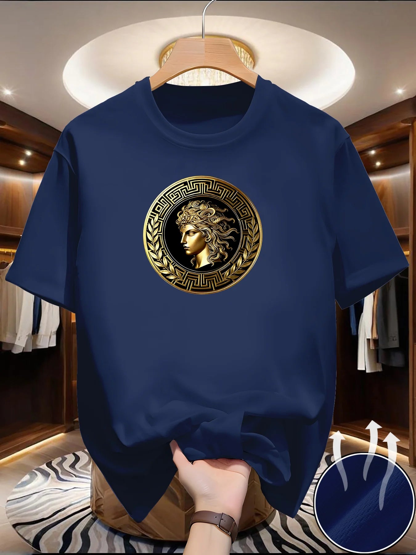 New Men‘S Quick Dry Short Sleeve Side Face Beauty Print Sport T Shirt Gym Jerseys Fitness Shirt Trainer Running T-Shirt Teenager