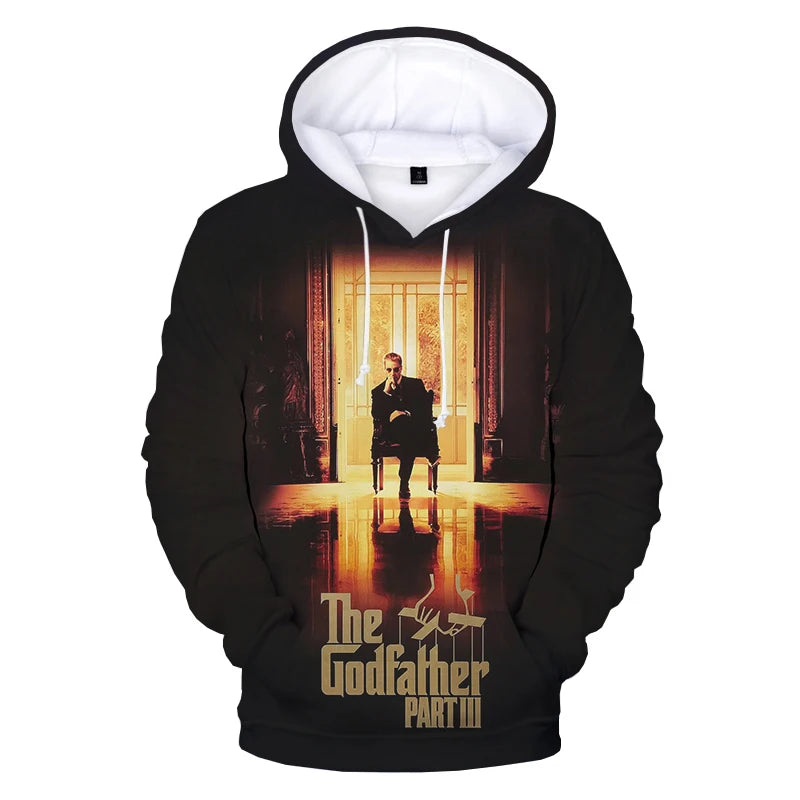 2021 the Godfather 3D Hoodies Men Women Fashion Casual Oversized Hooded Sweatshirts Uniex Harajuku Streetwear Cool Pullover