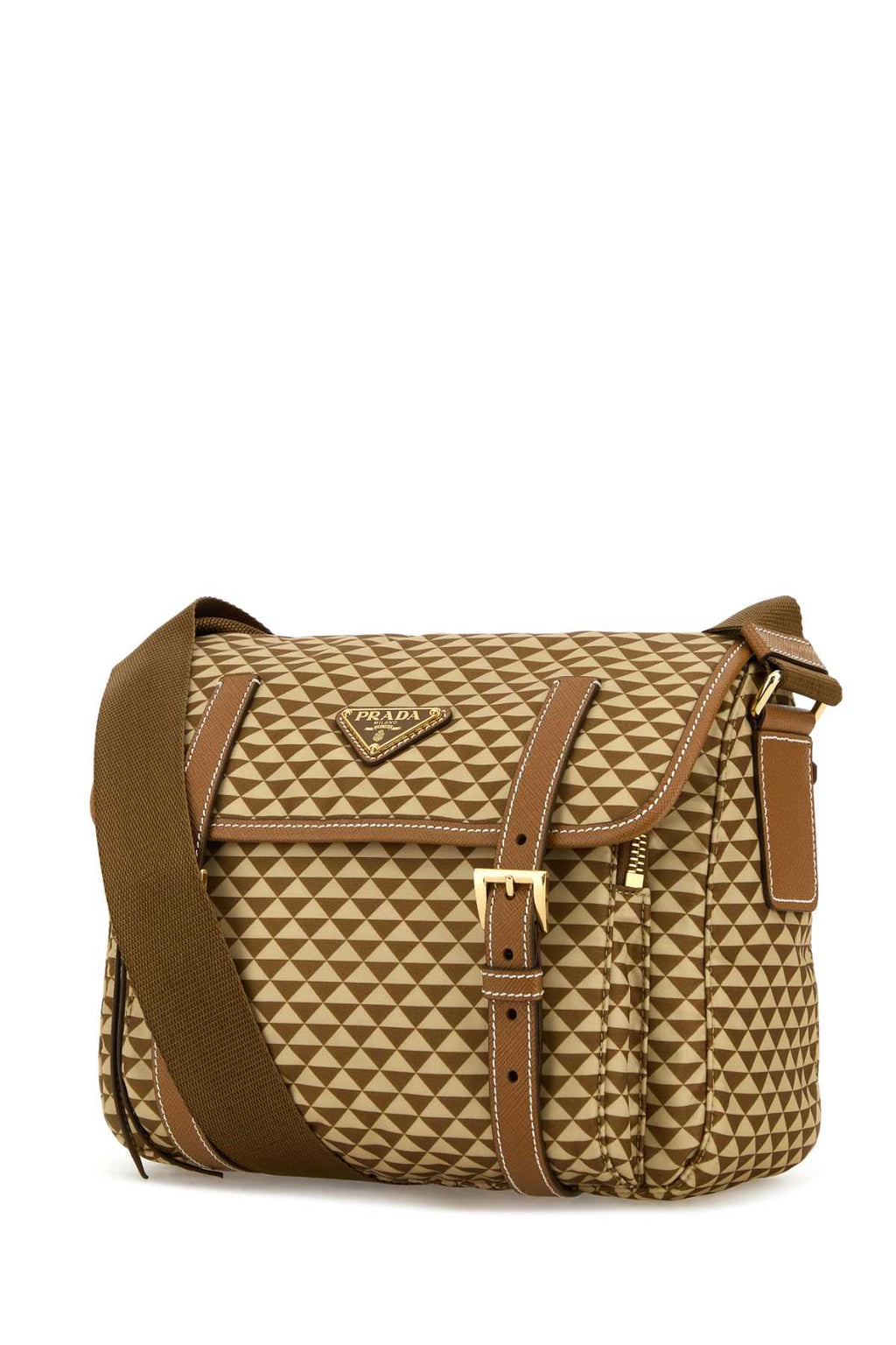 PRINTED RE-NYLON CROSSBODY BAG