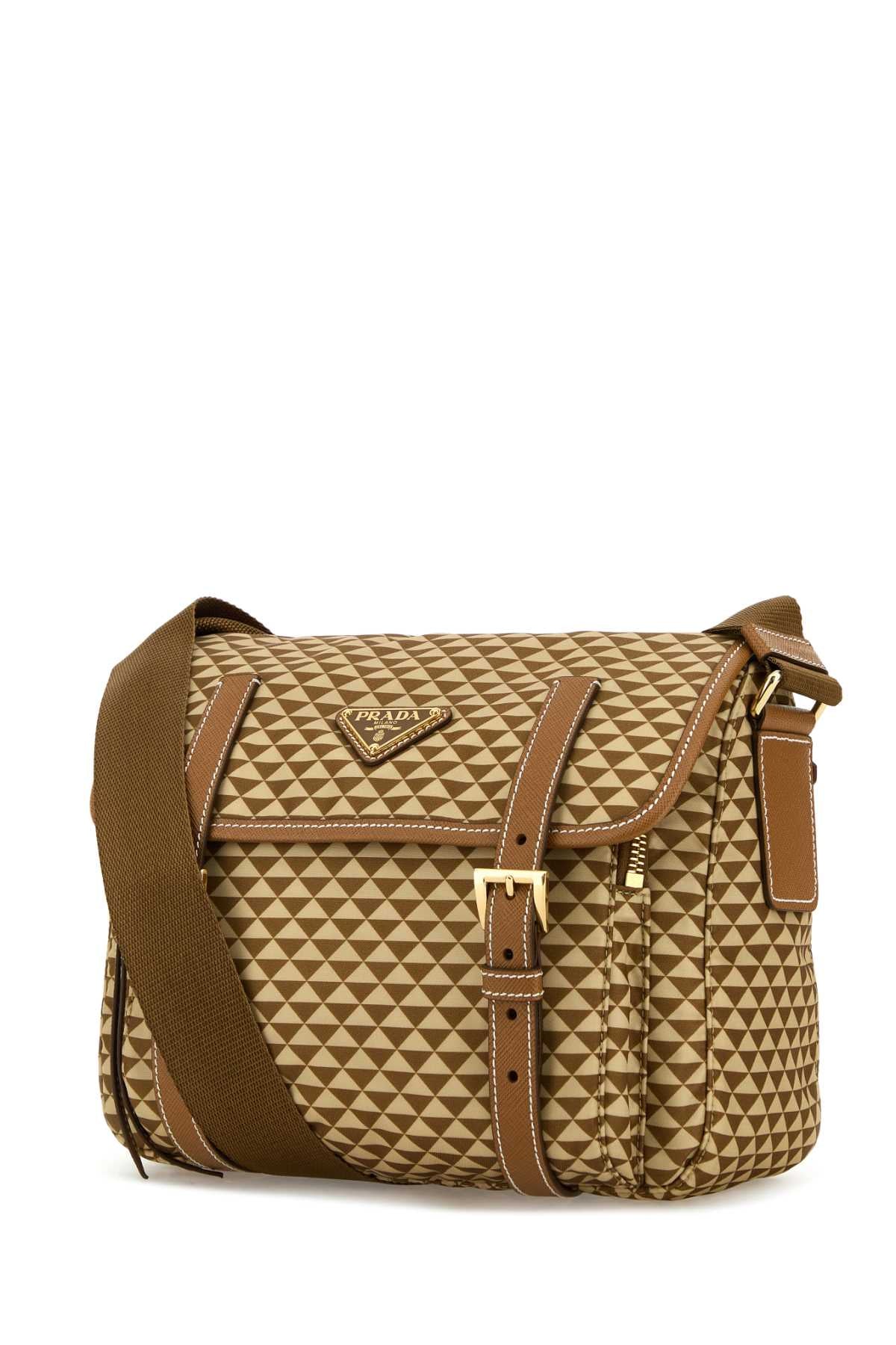PRINTED RE-NYLON CROSSBODY BAG