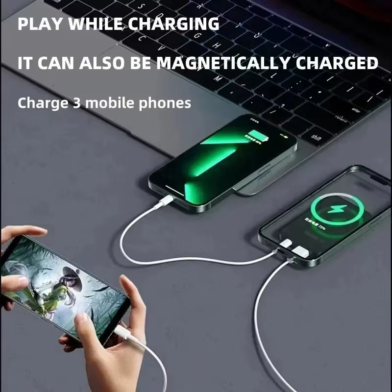 2025 the Hottest Magnetic Power Bank Wireless Portable Charger Power Bank Wholesale Multifunctional Charger Power Bank 20000Mah