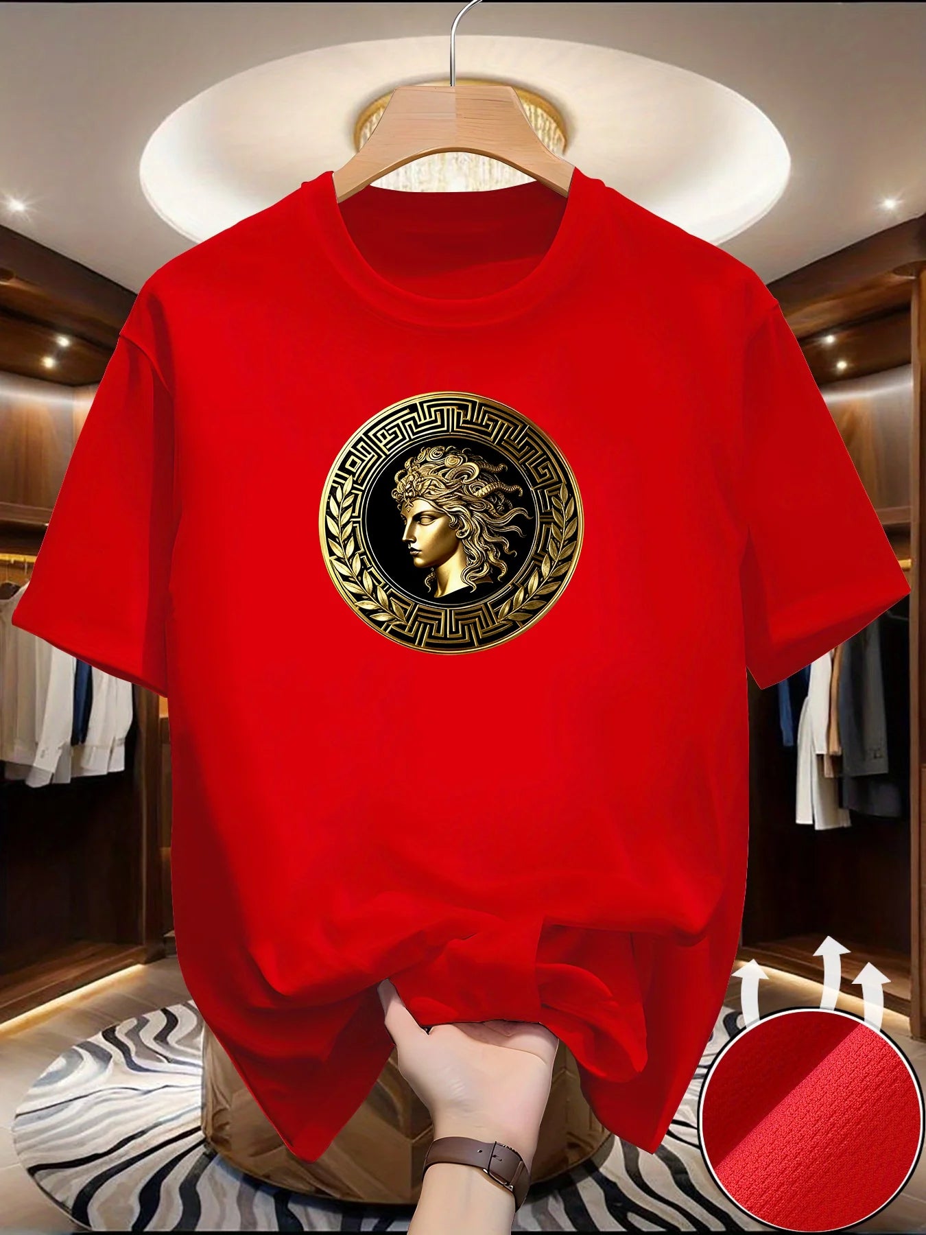New Men‘S Quick Dry Short Sleeve Side Face Beauty Print Sport T Shirt Gym Jerseys Fitness Shirt Trainer Running T-Shirt Teenager