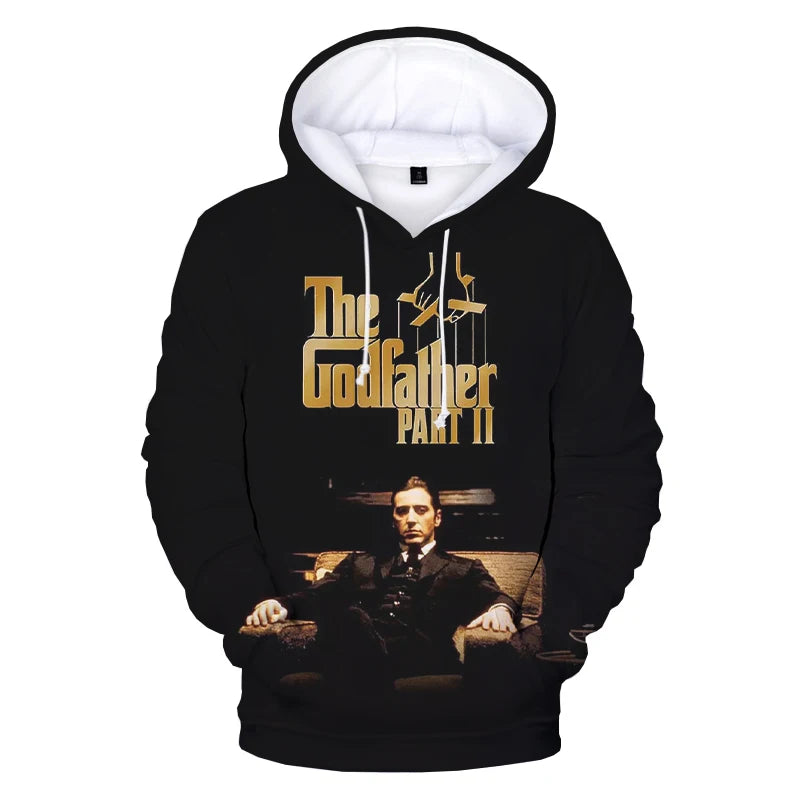2021 the Godfather 3D Hoodies Men Women Fashion Casual Oversized Hooded Sweatshirts Uniex Harajuku Streetwear Cool Pullover