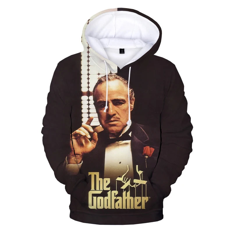 2021 the Godfather 3D Hoodies Men Women Fashion Casual Oversized Hooded Sweatshirts Uniex Harajuku Streetwear Cool Pullover