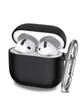 Silicone Earphone Case for Apple Airpods 4 Case Wireless Headphones Earbuds Case with Hook